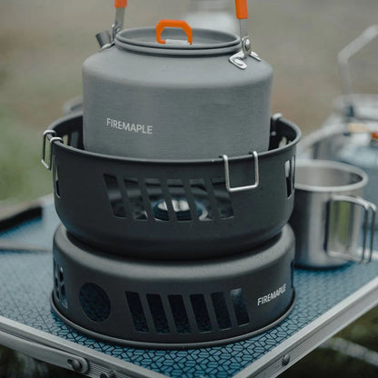 Firemaple Cooking Kit with Gas Burner close up