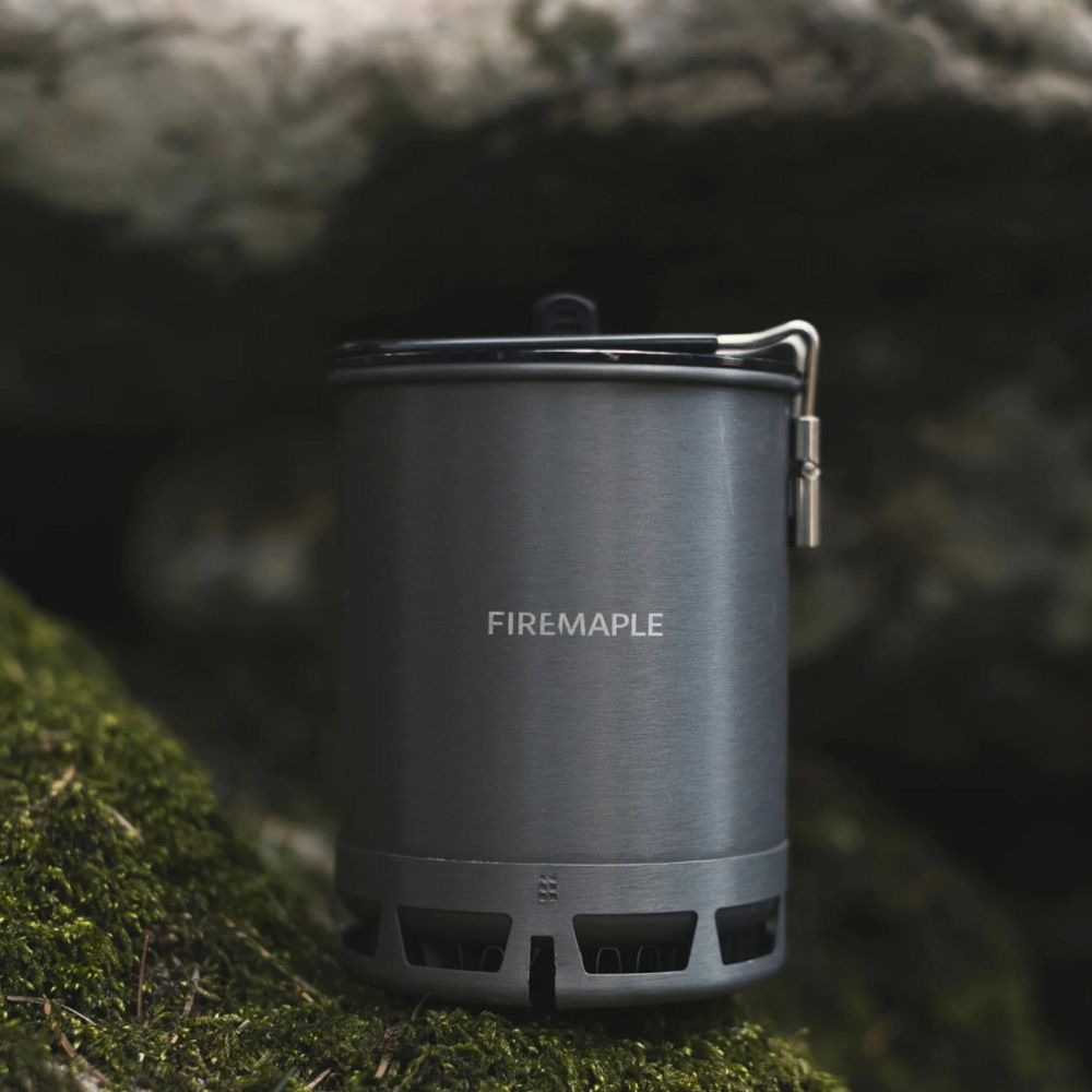Firemaple G3 Petrel Ultralight Pot with Heat Exchanger 600ml in woods