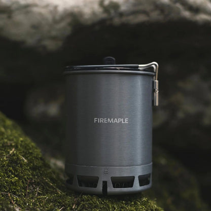 Firemaple G3 Petrel Ultralight Pot with Heat Exchanger 600ml in woods