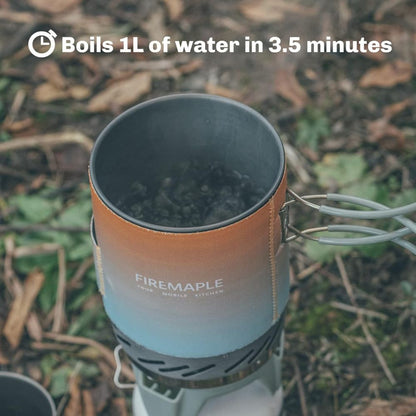 Firemaple Star X1 Fixed Cooking System (Gradient) boiling time