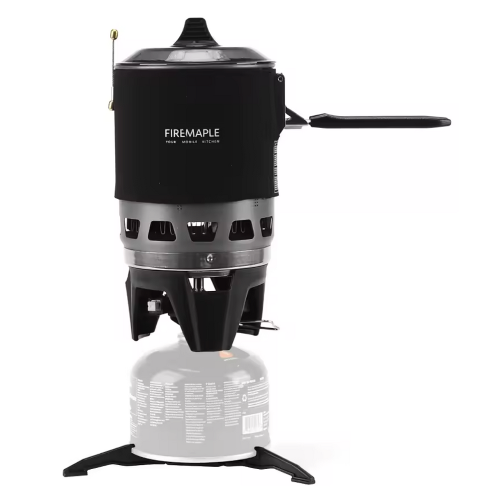 Firemaple Star X3 Cooking System for Coffee (Black) front view