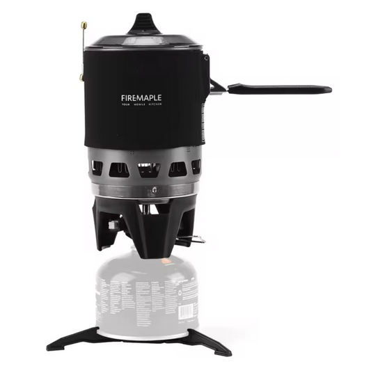 Firemaple Star X3 Cooking System for Coffee (Black) front view