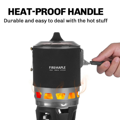 Firemaple Star X3 Cooking System for Coffee (Black) handle