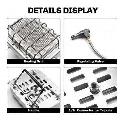 Firemaple Sunflower Gas Camping Stove And Heater details