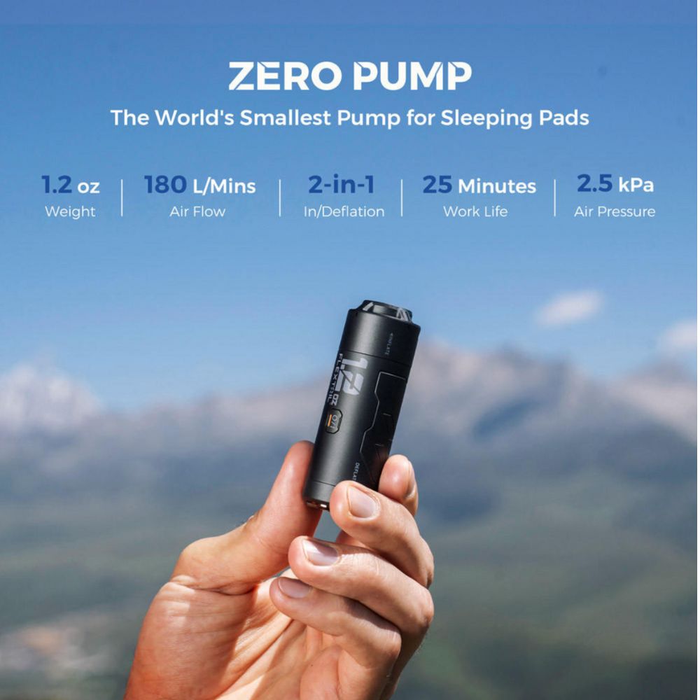 Flextail Sleeping Pad Zero Pump features