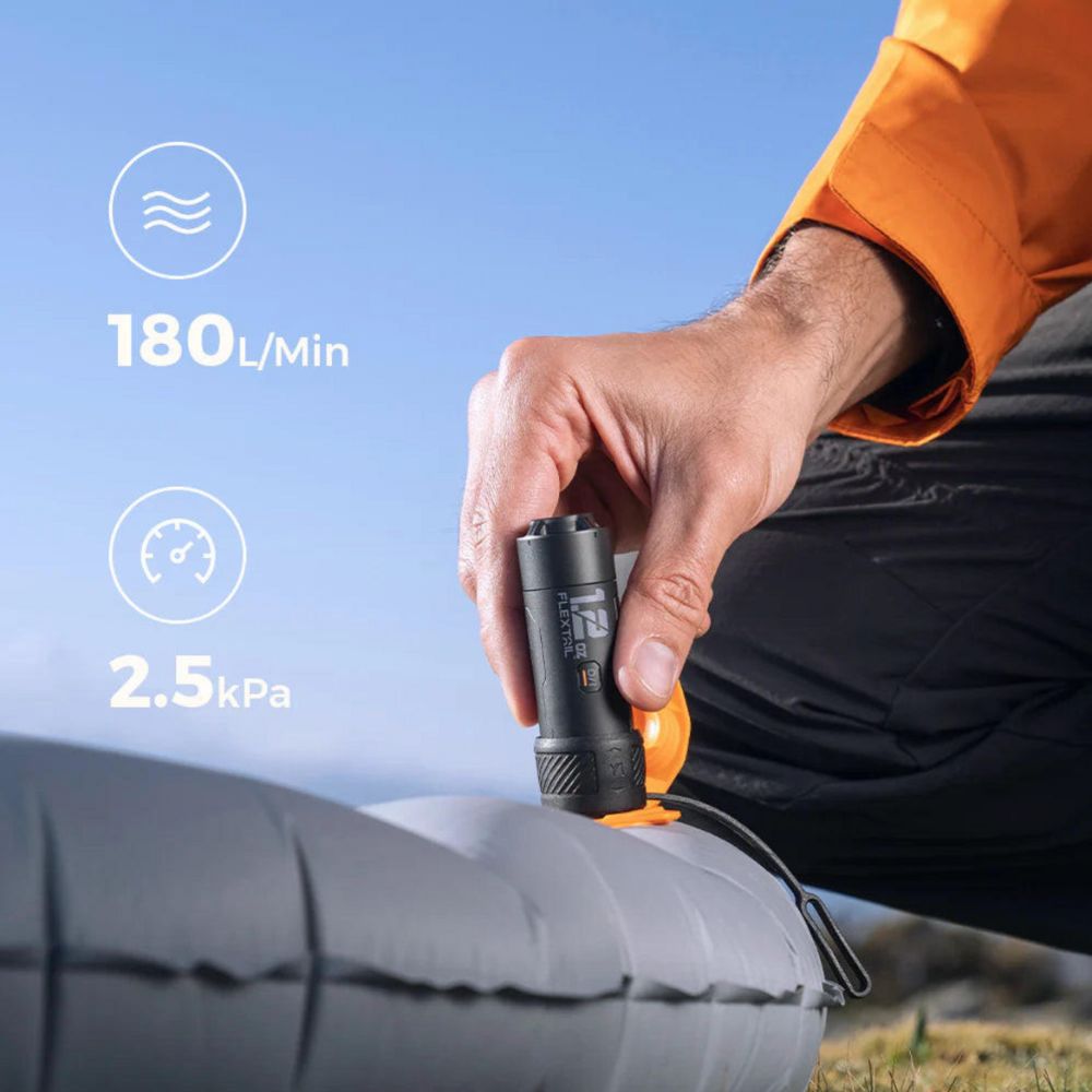 Flextail Sleeping Pad Zero Pump in use