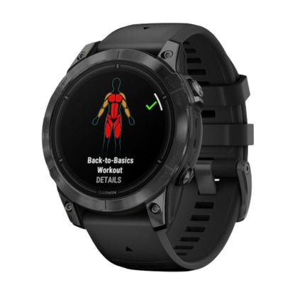 Garmin Epix Pro (Gen 2) Men's 47mm Black Strap Smartwatch workout screen
