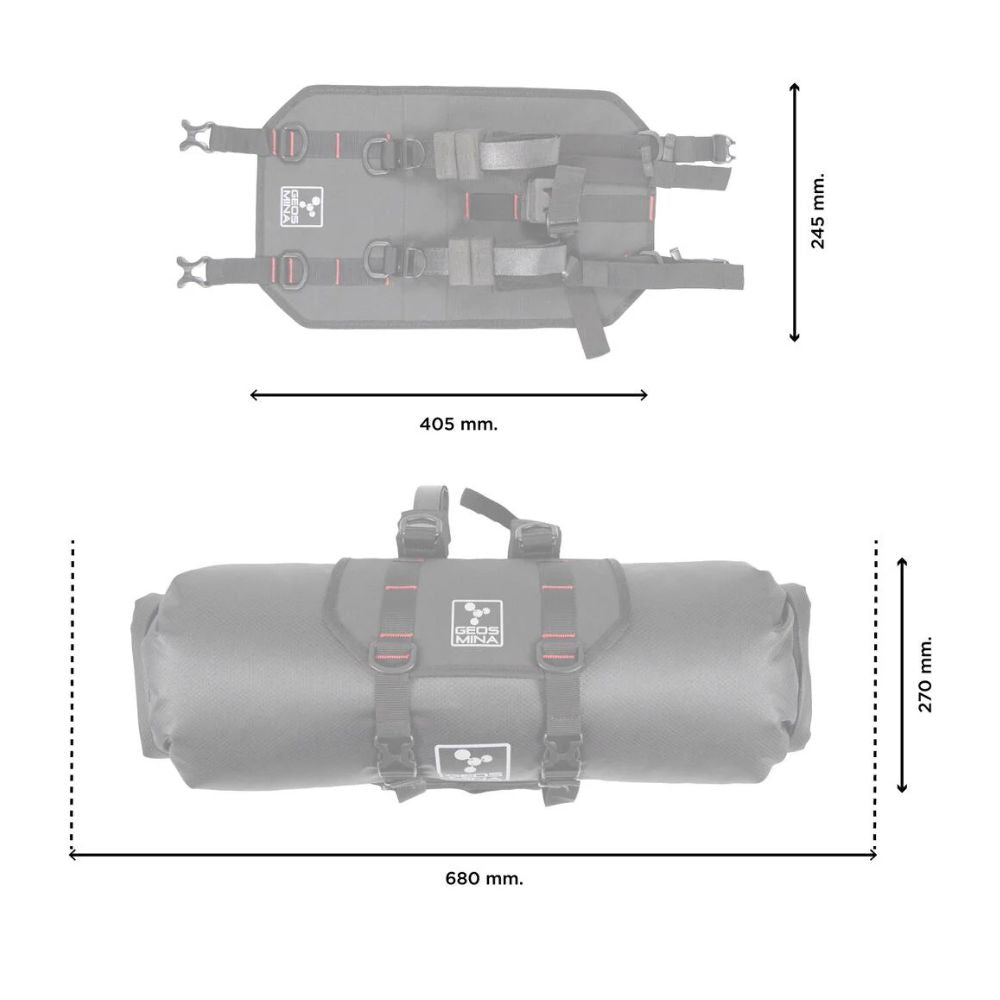 Geosmina Harness Roll Bag dimensions
