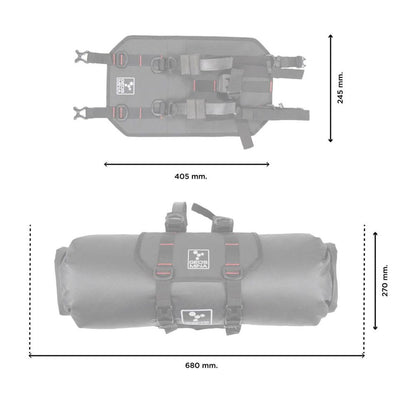 Geosmina Harness Roll Bag dimensions