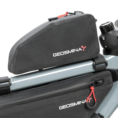 Geosmina Small Top Tube Bag (Bolt-On Version) on bike