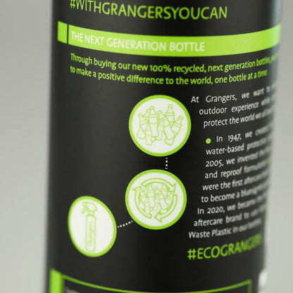 Grangers Footwear + Gear Cleaner (275ml) recycleable