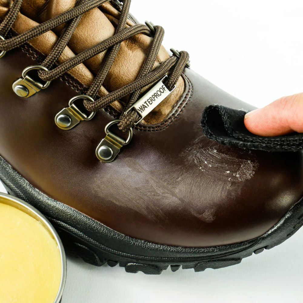 Grangers G-WAX (80g) applied to boot