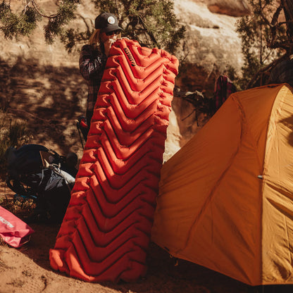 Klymit Insulated Static V Camping Mat (Orange, Regular)