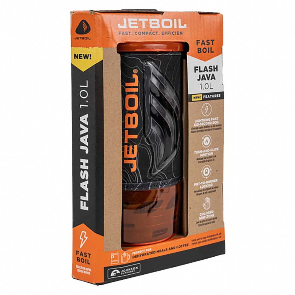 Jetboil Flash Java coffee maker packaging on a white background