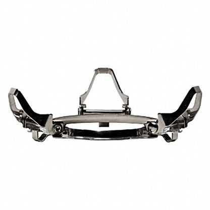 Metal Jetboil pot support on a white background