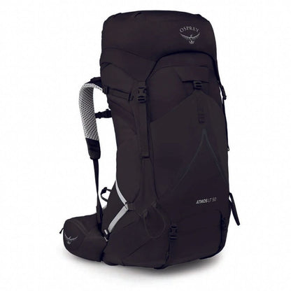 Black Osprey backpack on a white background
