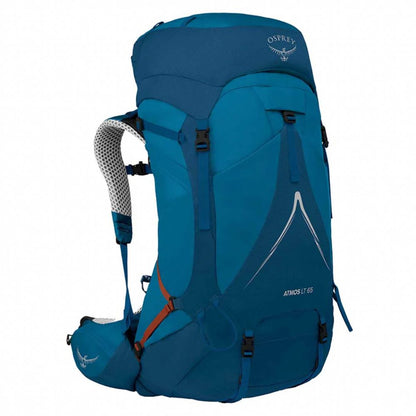 Blue Osprey backpack on a white background