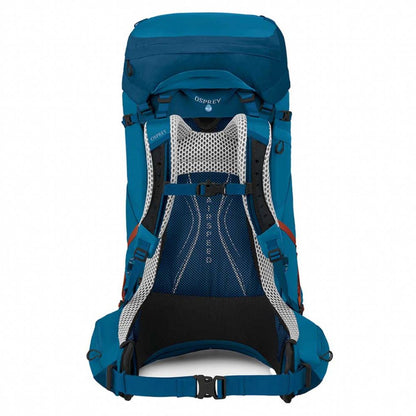 Blue Osprey backpack on a white background