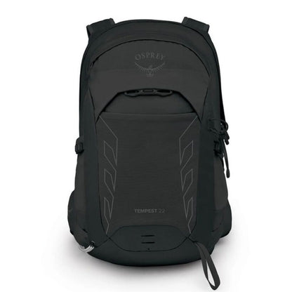 Black Osprey backpack on a white background