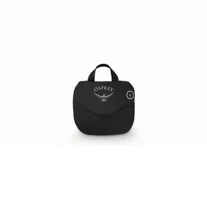 Black Osprey travel bag on a white background