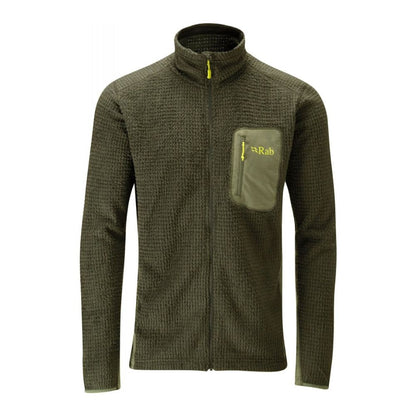 Rab Men's Alpha Flash Fleece Jacket front stock image