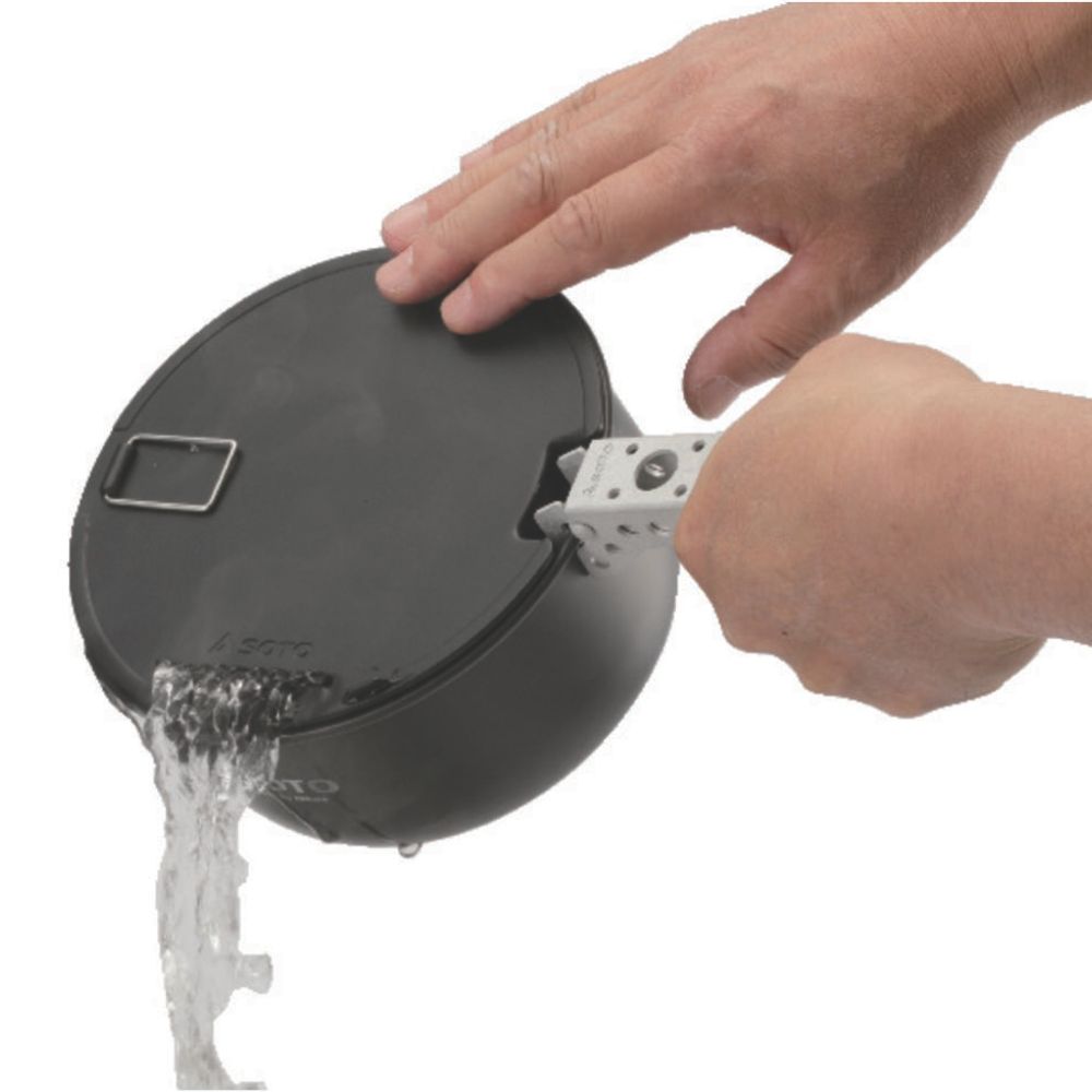 SOTO Navigator Cook Set draining