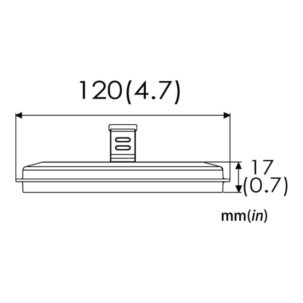 SOTO New River Pot lid dimensions