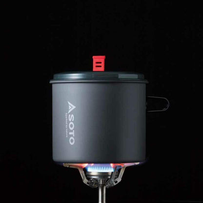 SOTO New River Pot on burner