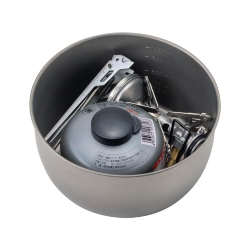 SOTO Titanium Pot 1100 storage options