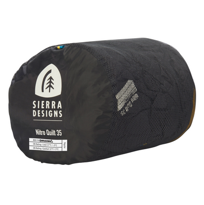 Sierra Designs Nitro 800 35 Degree Down Quilt Sleeping Bag (Regular)