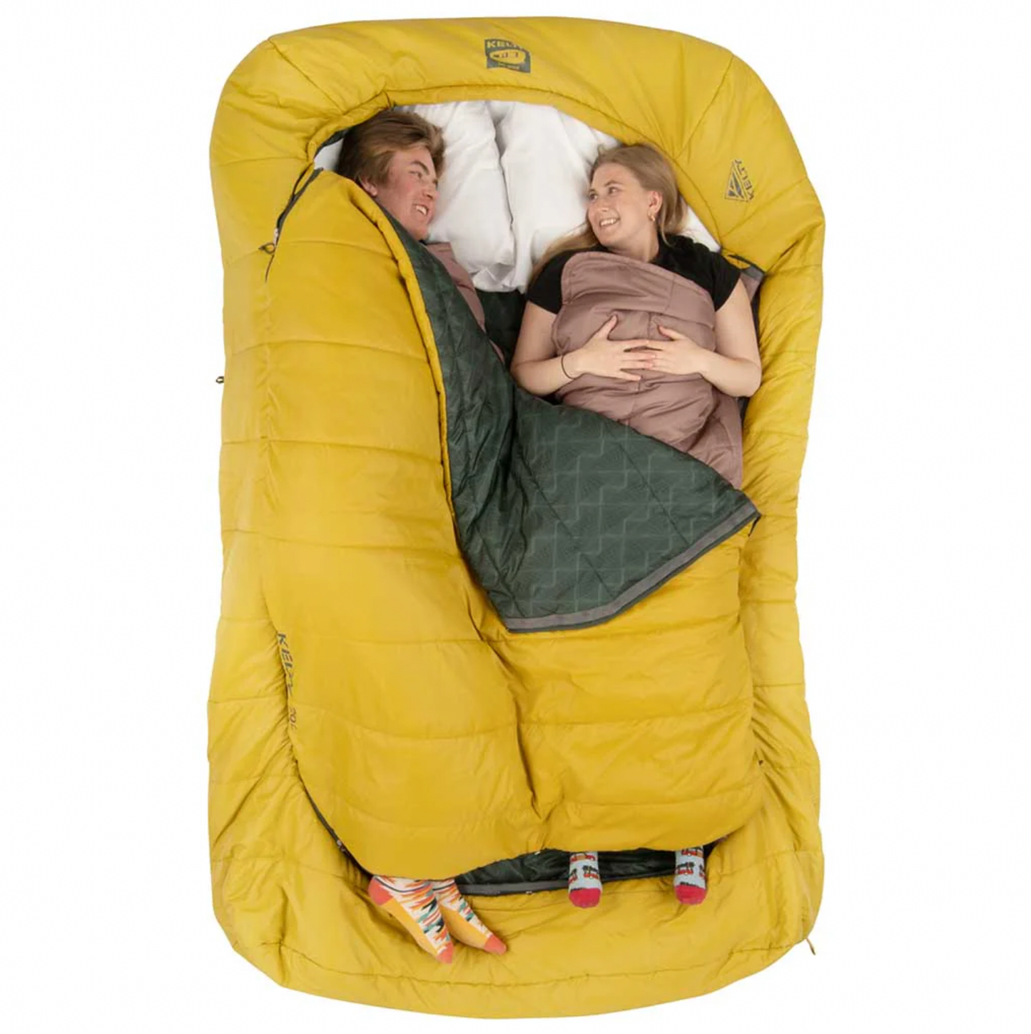 Kelty Tru.Comfort Doublewide 20 Degrees Sleeping Bag (Olive Oil)