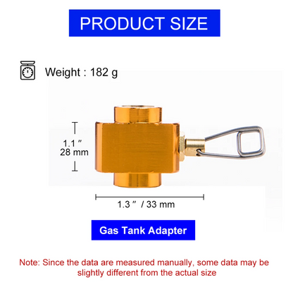 Widesea Camping Stove Propane Gas Refill Adapter