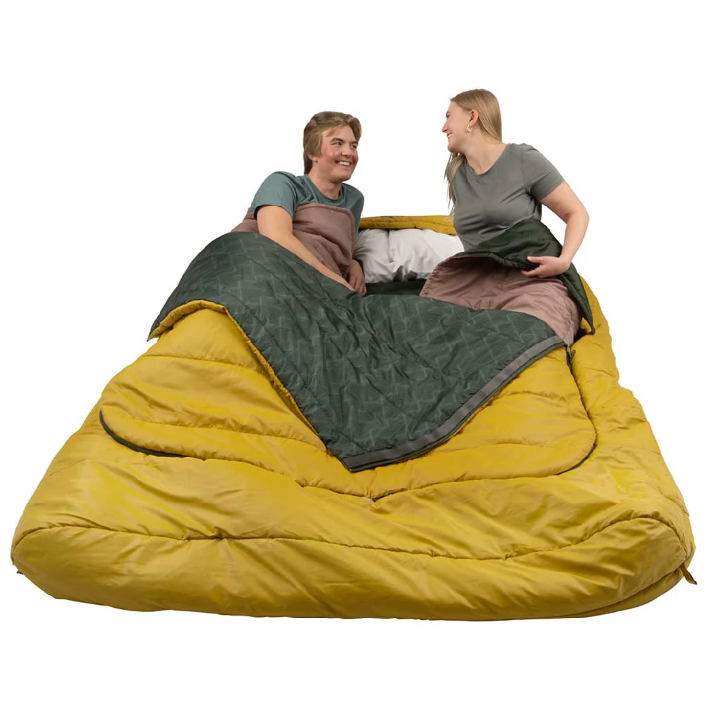 Kelty Tru.Comfort Doublewide 20 Degrees Sleeping Bag (Olive Oil)