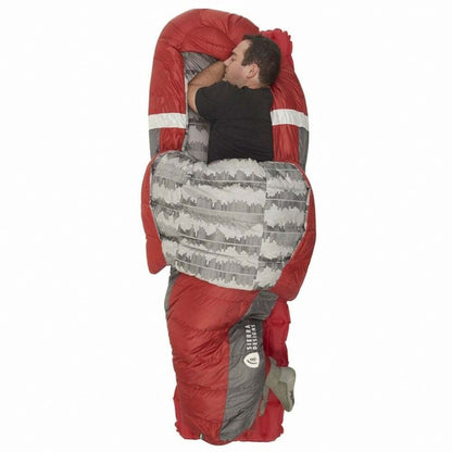 Sierra Designs Backcountry Bed 20 Down Sleeping Bag side sleeper