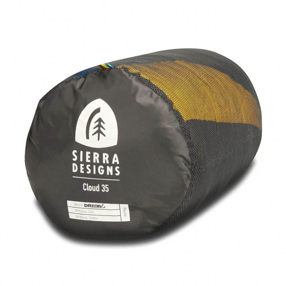 Sierra Designs Cloud 800 35 Degree Down Sleeping Bag (Regular/Long) in bag