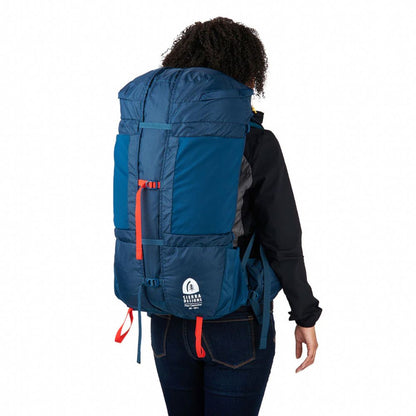 Sierra Designs Flex Capacitor 40-60L Backpack (Majolica Blue) back view