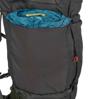 Sierra Designs Flex Capacitor 60-80L Backpack Peat M/L Version side pocket