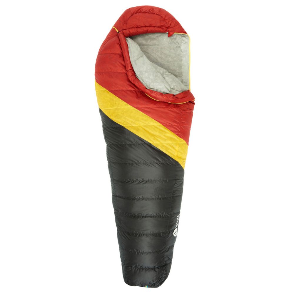 Sierra Designs Nitro 800 20 Degree Down Sleeping Bag open front