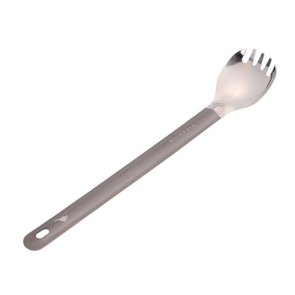 TOAKS Ultralight Titanium Long Handle Spoon/Spork with Polished Bowl (215mm) front image