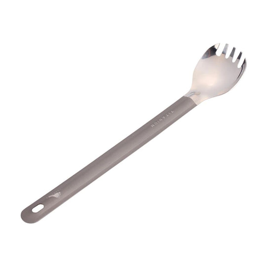 TOAKS Ultralight Titanium Long Handle Spoon/Spork with Polished Bowl (215mm) front image