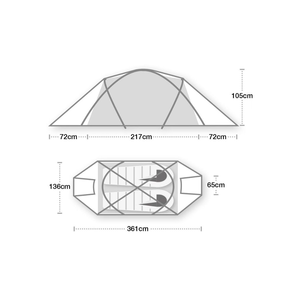 Terra Nova Quasar Tent size