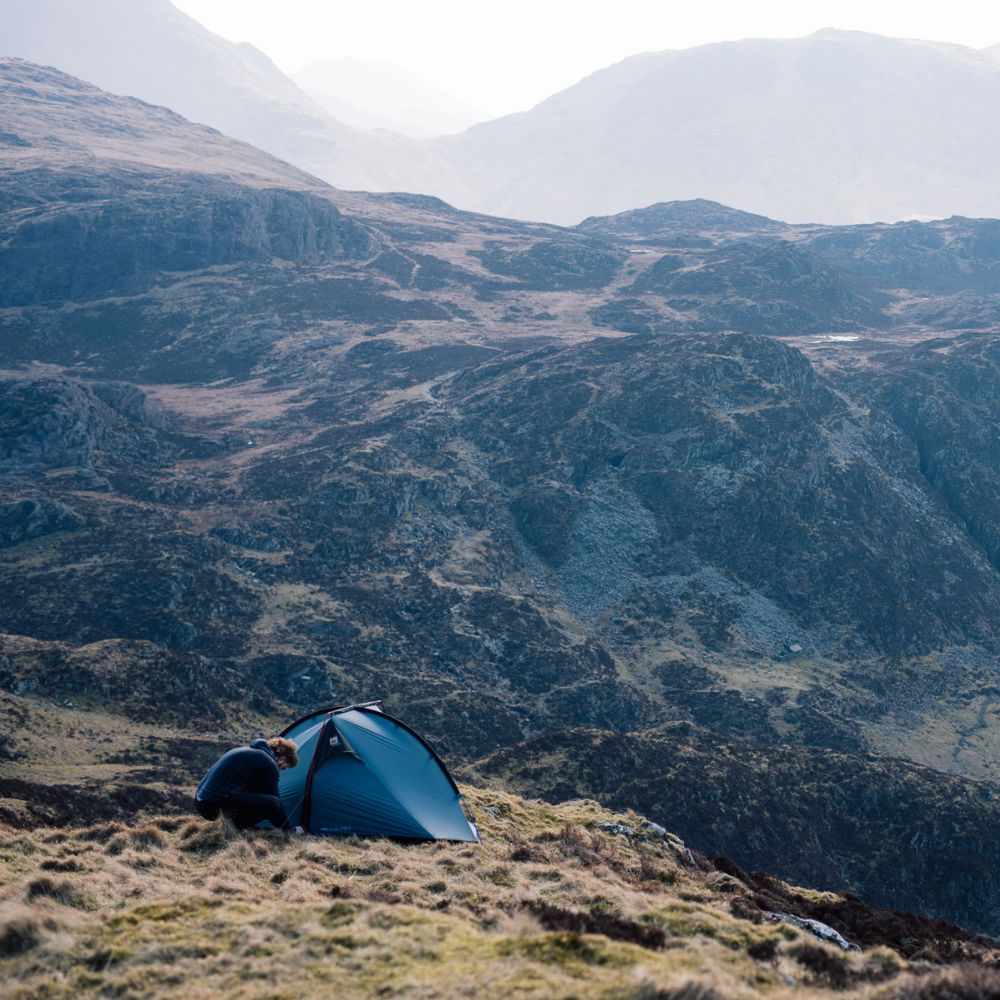 Wild Country Helm Elite 1 Tent in mountains